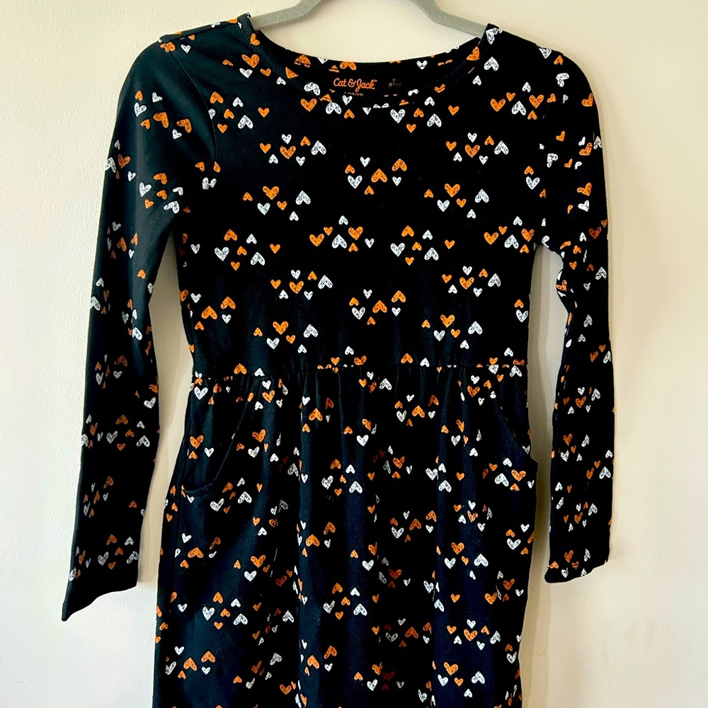 Fall theme Girls Cat & Jack Girls dress, size 10-12